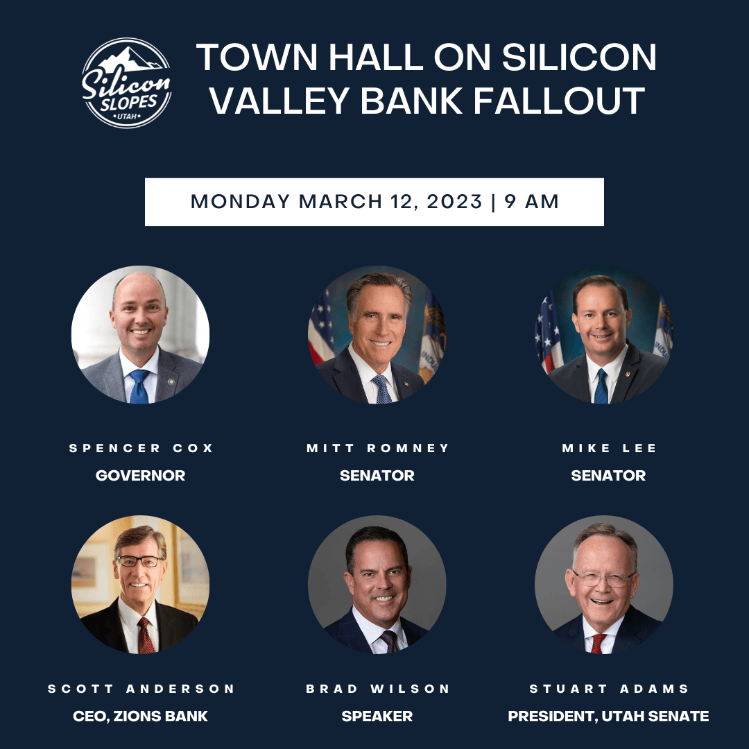 NEW LINK: Silicon Slopes Town Hall - Silicon Valley Bank Fallout